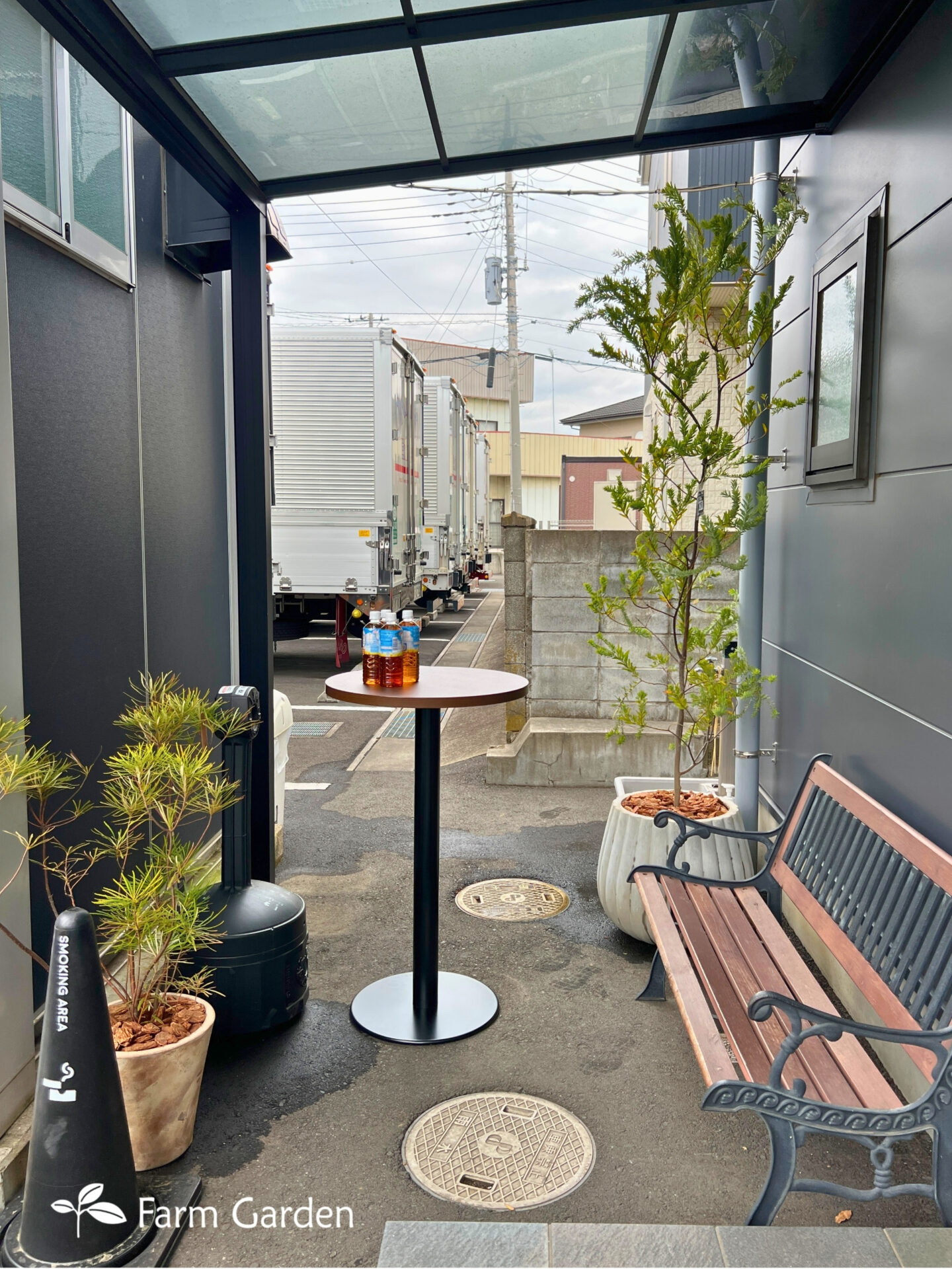 休憩コーナー アカシアブルーブッシュ バンクシアヘアピン